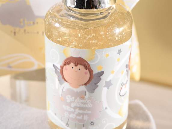 Hanging star gift box with 2 body products