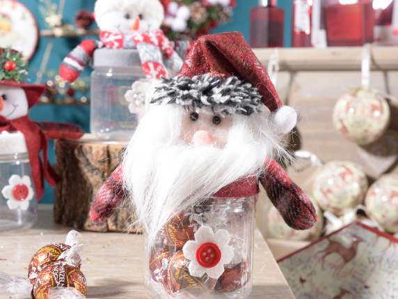Christmas sweet container with Xmas character