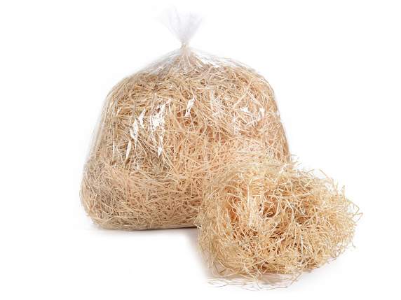 Packaging 1 kg natural wooden wool