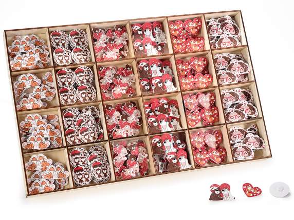 Expo 288 wooden decorations Winter Love with double-sided