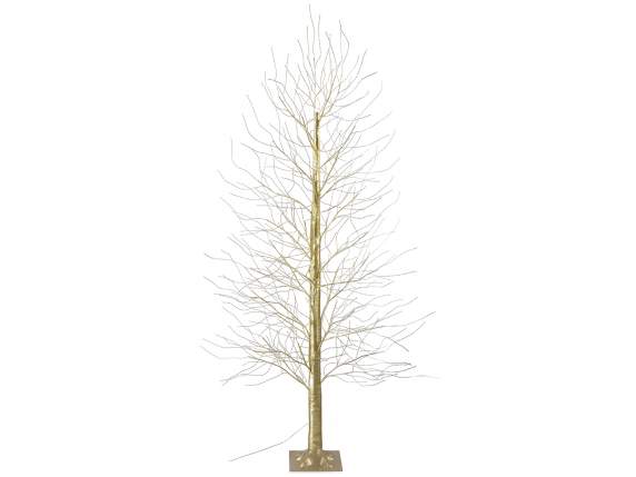 Tree Mt 2.10H gold c-1700 warm white LED, 297 branches