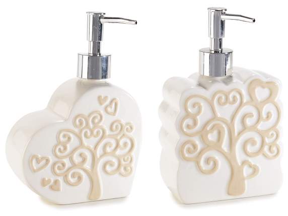 Dispenser ceramica AlberoDellaVita c-sapone mani profumato