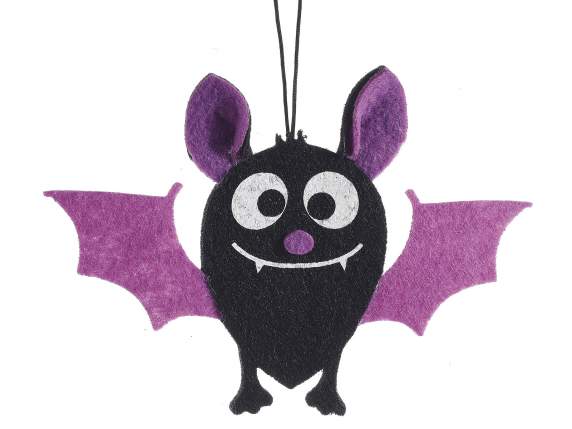 Pipistrello in panno Halloween da appendere