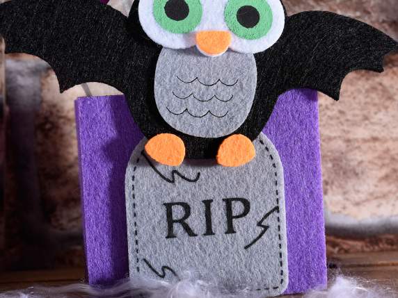 Square cloth basket with Halloween character