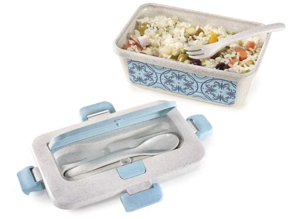 Lunch box-Recycled plastic lunch box BuonUmoreATavola