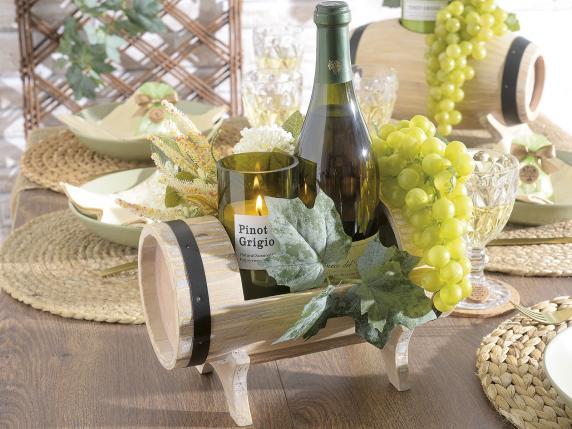 Centros de mesa temáticos de vino al por mayor para bodas.