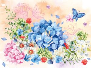 Wildblumen: Frühling im Schaufenster