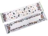 140cm fabric table runner with Christmas decorations