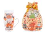 40g herbal tea infusion in a honey-themed porcelain cup