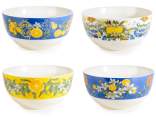 600ml porcelain bowl decorated with lemons