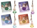 8ml car air freshener jewel in colored glass and wood