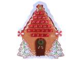 Advent Calendar Gingerbread House in Cloth