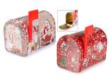 Boîte à lettres de Noël en métal