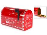 Boîte à lettres de Noël en métal