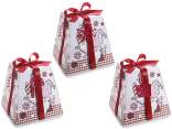Boîte en carton avec nains pour pandoro / panettone