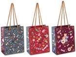 Bolsita/sobre pequeño con asas y estampado de dulces