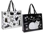 Borsa / shopping bag in poliestere rigido 16L stampa gatti