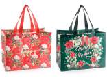 Borsa tessuto non tessuto 13L con decorazione natalizia