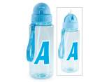 Bottiglia / borraccia 500ml tritan lettera A con cannuccia