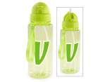 Bottiglia / borraccia 500ml tritan lettera V con cannuccia