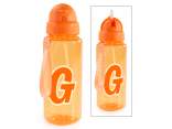 Bouteille / gourde Tritan 500 ml lettre G avec paille
