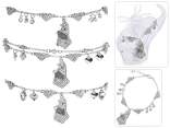 Bracelet with pendant elephants