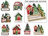 Calamita / magnete natalizio in resina, scrivibile