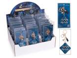Charm / keychain zodiac with rhinestones and pendants