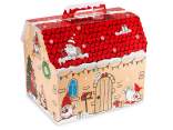 Christmas Cardboard Box House Gnomes with Handle