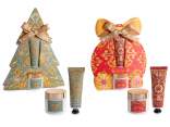 Christmas gift set with hand and foot cream