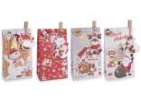 Christmas paper bag with clip, tag and sticker