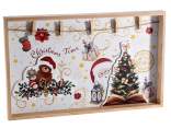 Christmas photo/message frame to hang