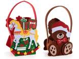 Cloth bag with Christmas character with relief