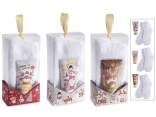 Coffret cadeau Noël crème pour les pieds 60 ml et chaussette