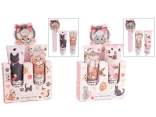 Coffret cadeau chat comprenant deux crèmes pour les mains
