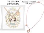 Collier en métal avec animaux surprises dans un sac