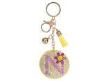 Colorful letter N charm / keychain rhinestones and pendants