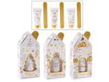 Conf. regalo a casetta con crema mani e lima dorata