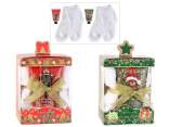 Conf.regalo natalizia con crema piedi profumata e calzini