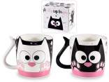 Confezione regalo tazza 400 ml con stampa gatto
