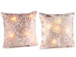 Cuscino imbottito sfoderabile con luci led