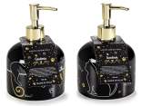 Dispenser in ceramica 500 ml con sapone mani profumato