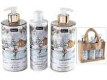 Ensemble de savon liquide, crème pour le corps et gel douche