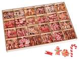 Exhibit 288 Christmas wooden clothespins gingerbread