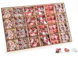 Exhibit 288 wooden decorations with double-sided tape