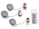 Food grade stainless steel infuser and resin Christmas theme