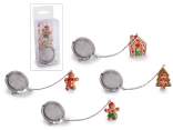 Food grade stainless steel infuser resin Christmas decors