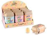 Gift pack of 6 60g colored egg bath bombs