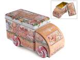 Gingerbread Van Metal Food Box