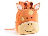 Giraffe backpack in soft plush